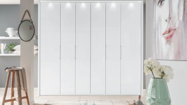 MONACO 1000 2000 00075 19 Weiss FTS250cm Fr v2.Gl.weiss Griffe Chrom mit PPT+Bel
