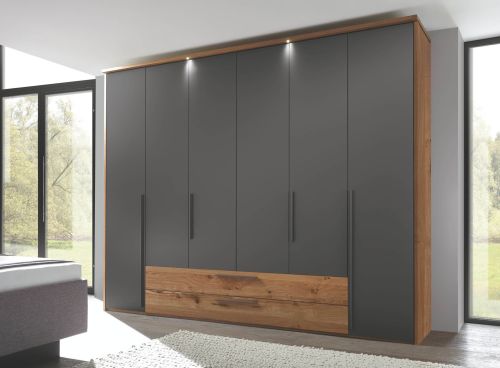 bedrooms L1000 beam oak Shale grey lacquer 00 AM