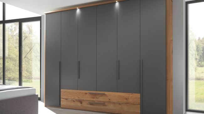 bedrooms L1000 beam oak Shale grey lacquer 00 AM