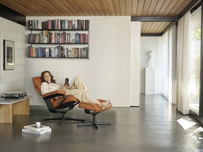 Stressless Admiral Cross Pal New Cognac black Plain 2 v2