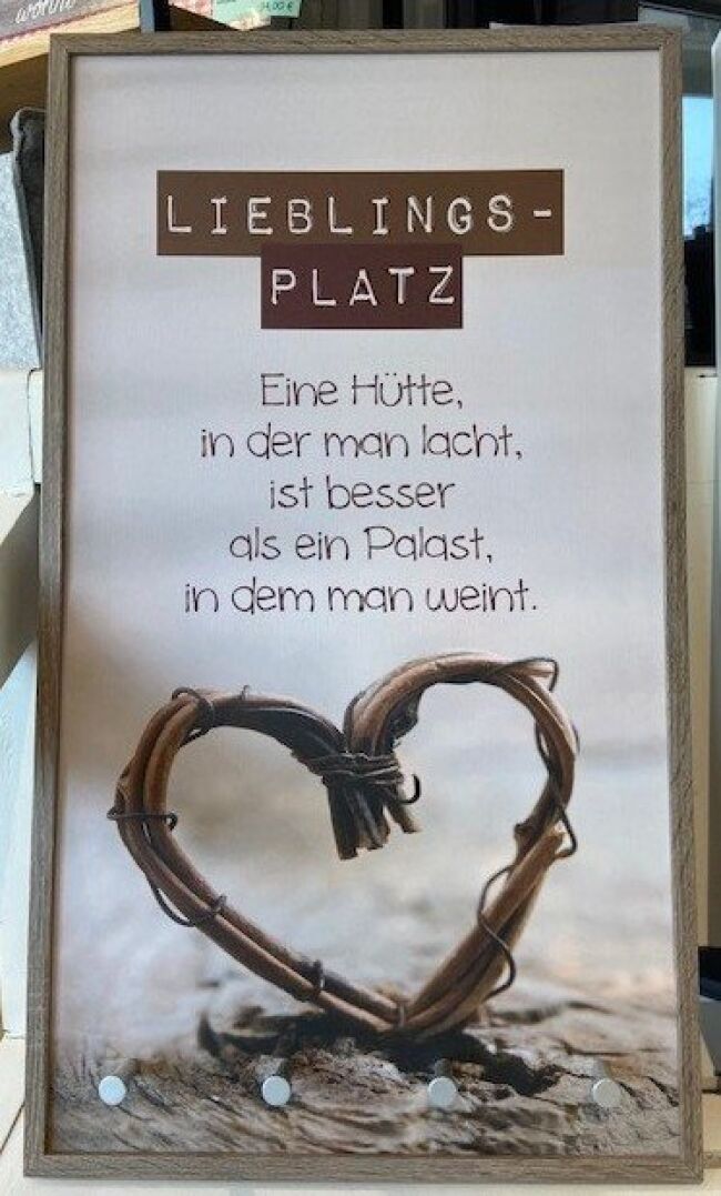 Garderobe Lieblingsplatz