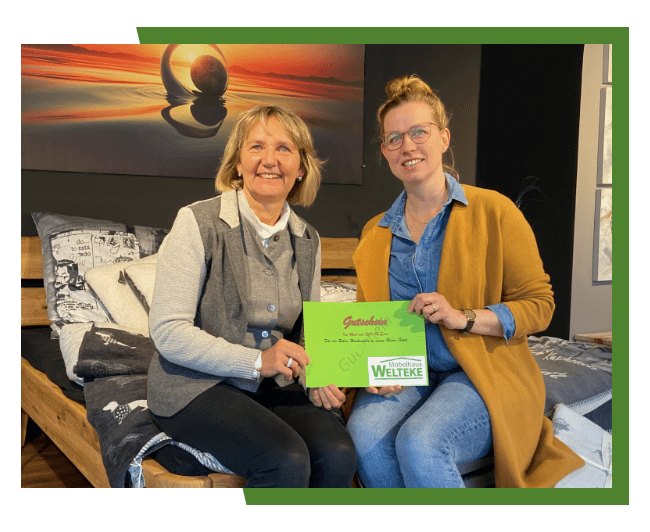 Welteke Gutscheinubergabe