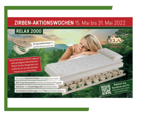 Image Box Werbung Zirben Aktionswochen 1