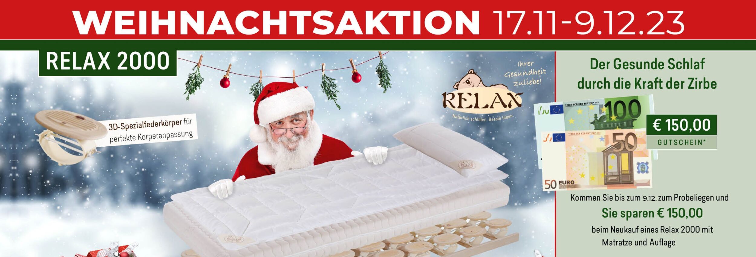 Welteke Relax Weihnachtsaktion LP Header 3