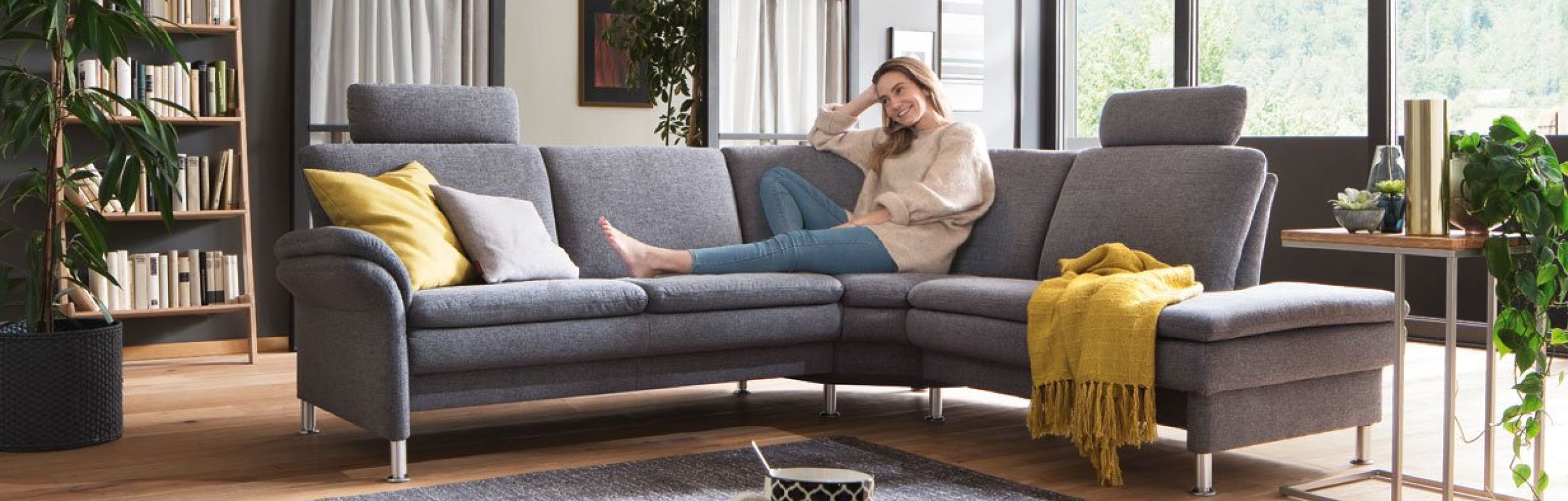 graue Couch