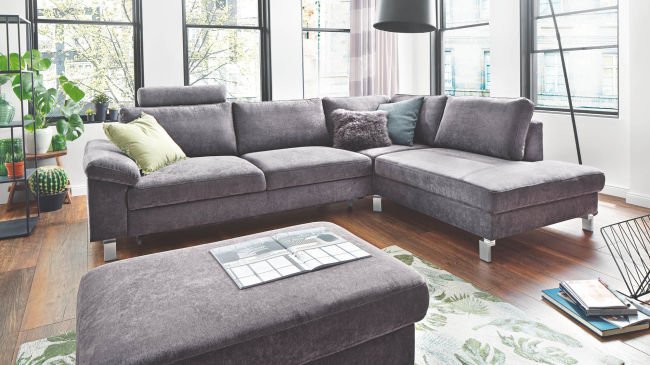 Graue Couch