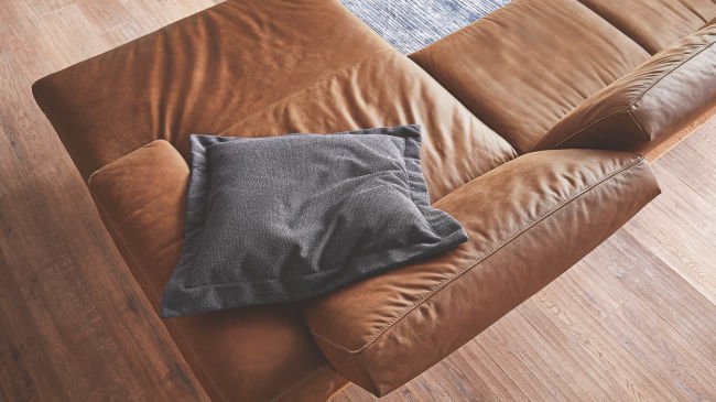 braune Couch